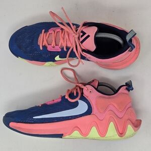 Nike Giannis Immortality 2 Marina Blue Laser Crimson Shoes DM0825-400 Men Size 9